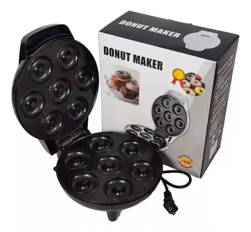 Maquina Para Mini Donas X7 Espacios Antiadherente Donuts Rosquilla