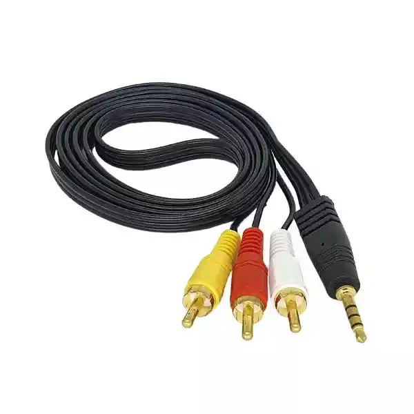 Cable Plug 3,5 A 3 Rca 3 Metros De Largo