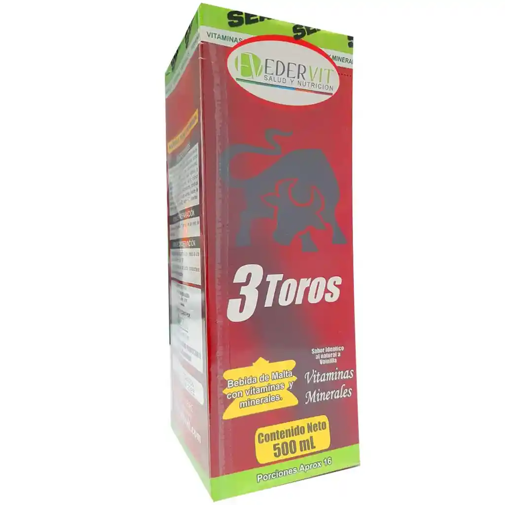 3 Toros Bebida X 500ml. Edv