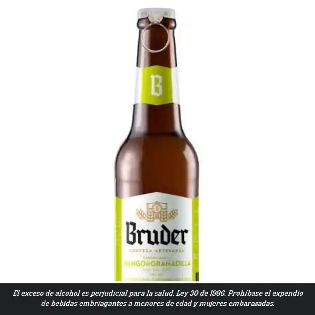 Cerveza Marca Bruder Mango Granadilla