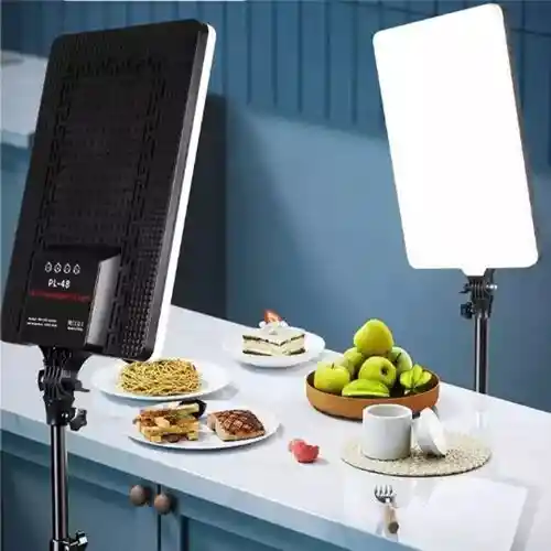 Panel Led De 48cm Con Control + Trípode