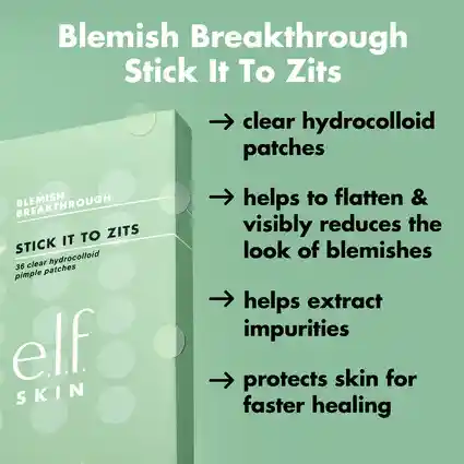 Elf Blemish Breakthrough Stick It To Zits Pimple Patches