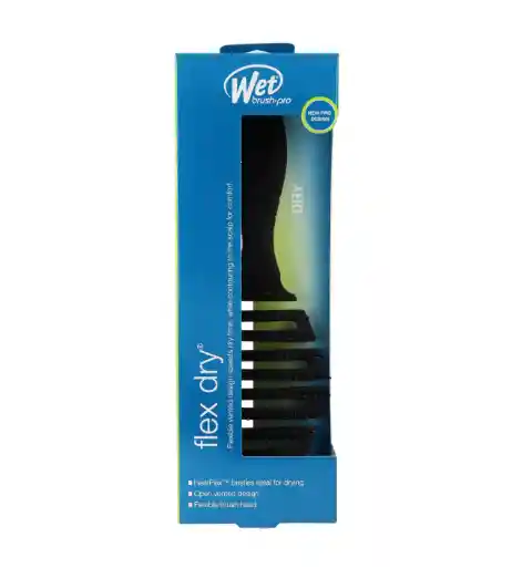 Wetbrush - Cepillo Flexible Negro Facil Desenredo.