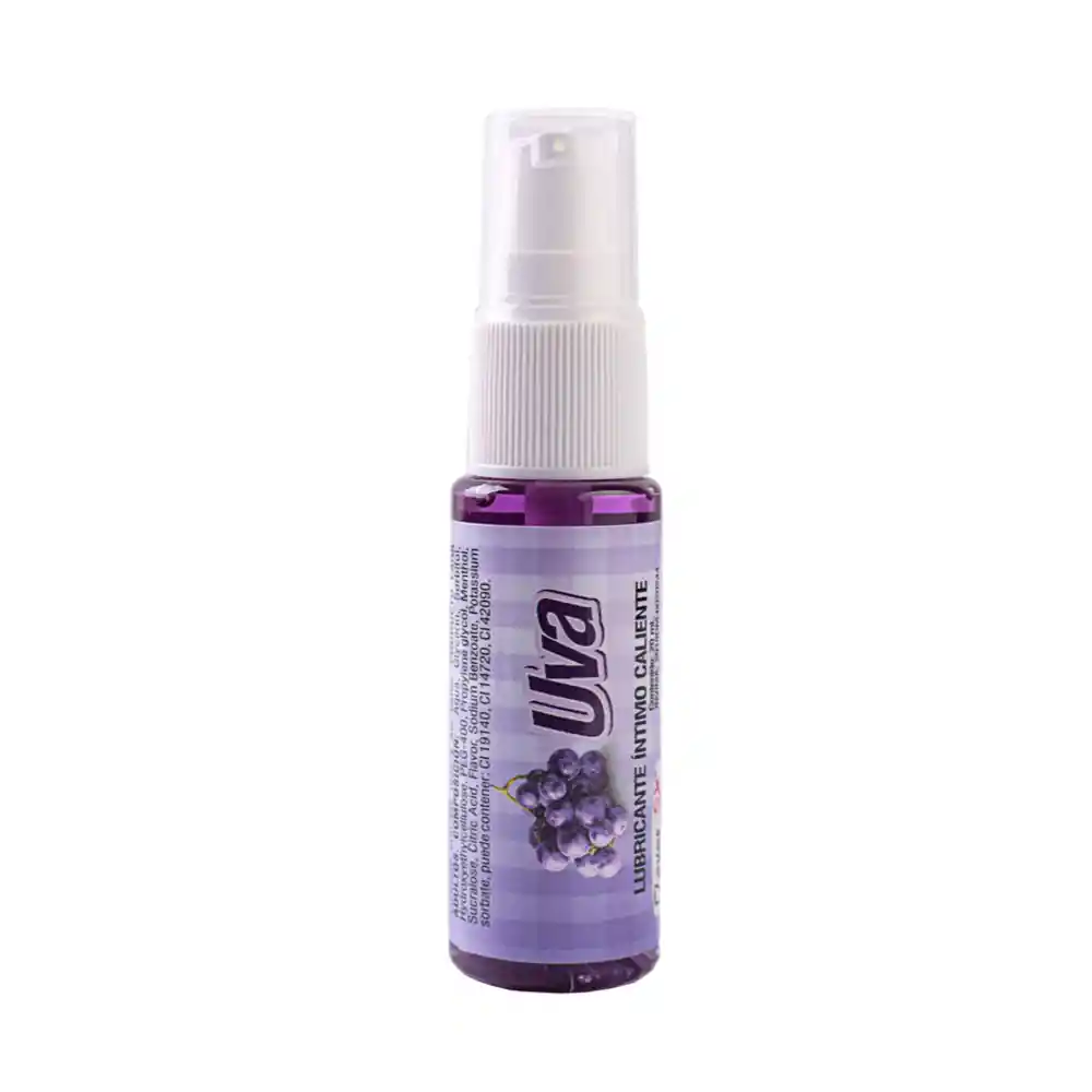 Lubricante Íntimo Caliente Uva 60 Ml Flavor