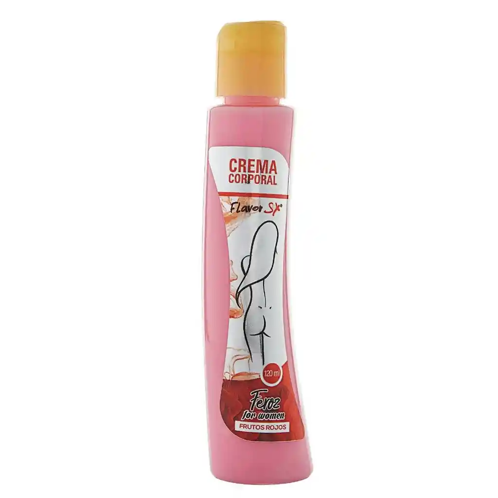 Crema Humectante Corporal Frutos Rojos 120 Ml Flavor