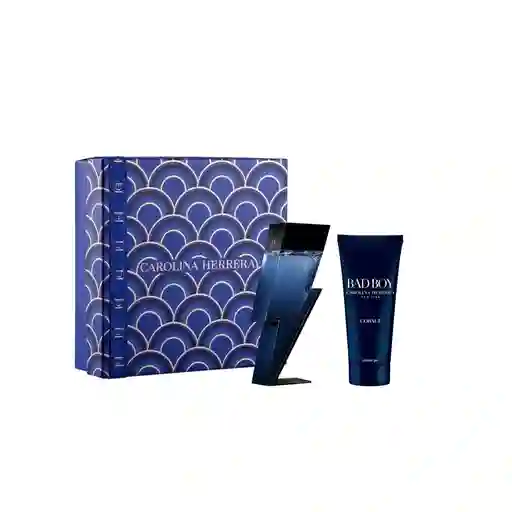 Estuche Carolina Herrera Hombre Bad Boy Cobalt Electrique + Shower Gel Estuche