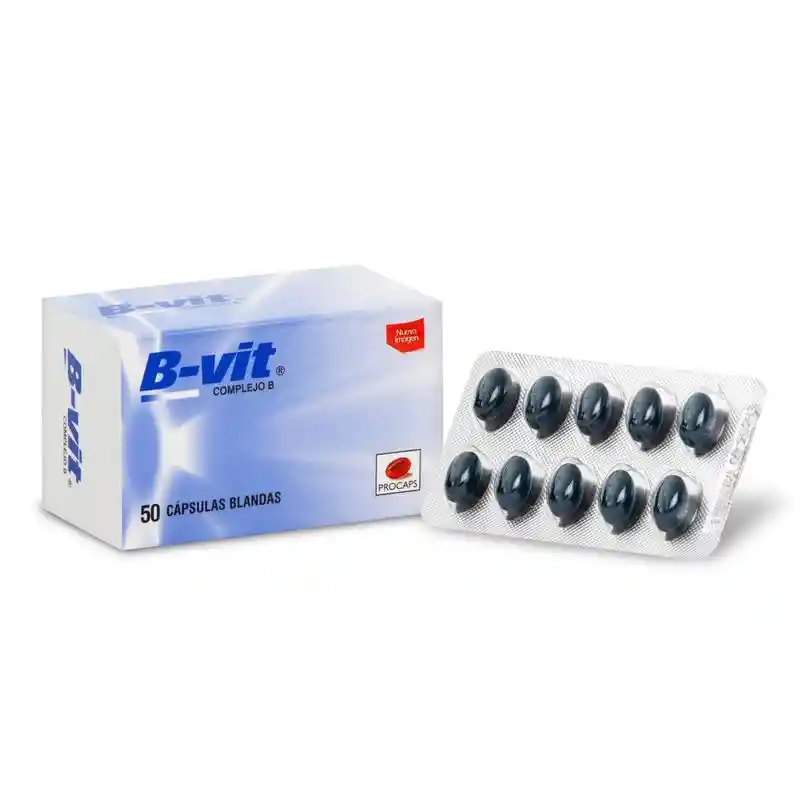 B-vit Complejo B 50 Capsulas Blandas