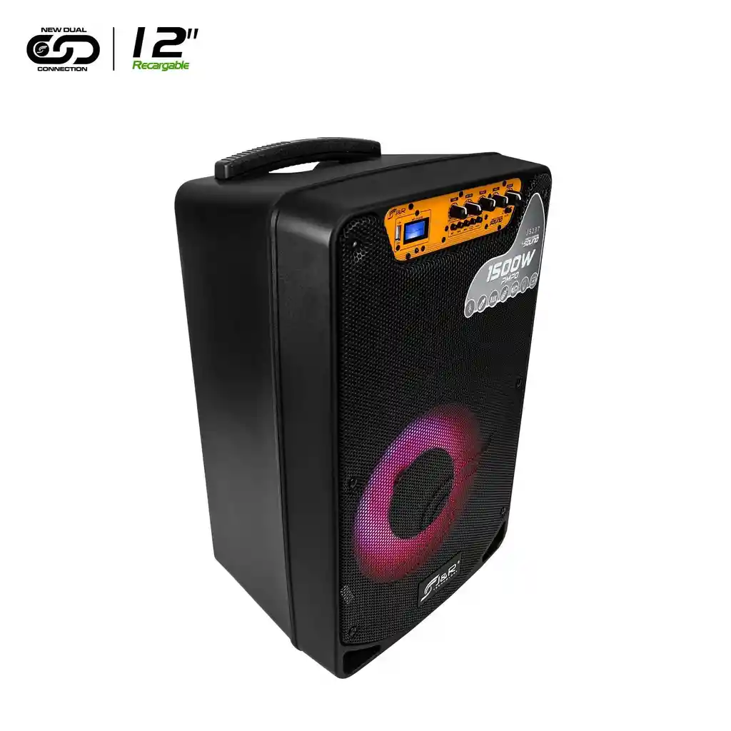 Cabina Activa Recargable Woofer Jyr J5237 12 + Trípode