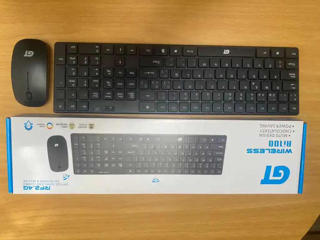 Combo Teclado Y Mouse Inalámbrico Gt Ai100