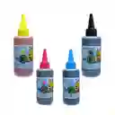 Tinta Universal 100ml Recarga Continua Kit 4 Colores