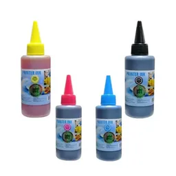 Tinta Universal 100ml Recarga Continua Kit 4 Colores