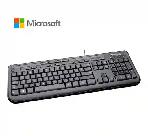 Teclado Microsoft 600 Qwerty Negro