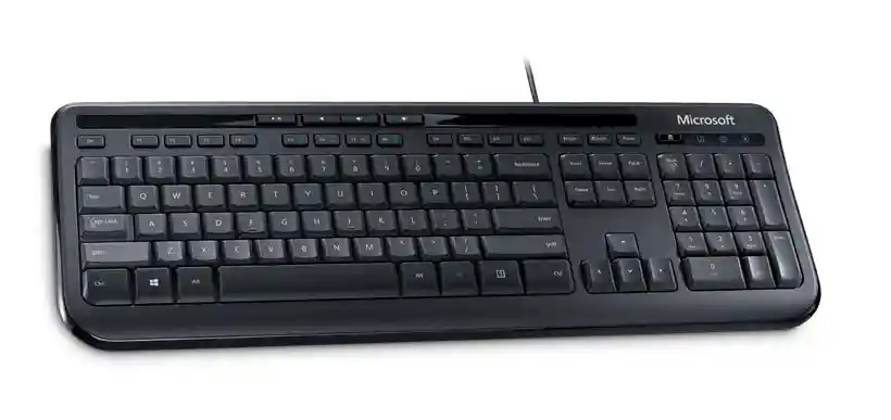 Teclado Microsoft 600 Qwerty Negro