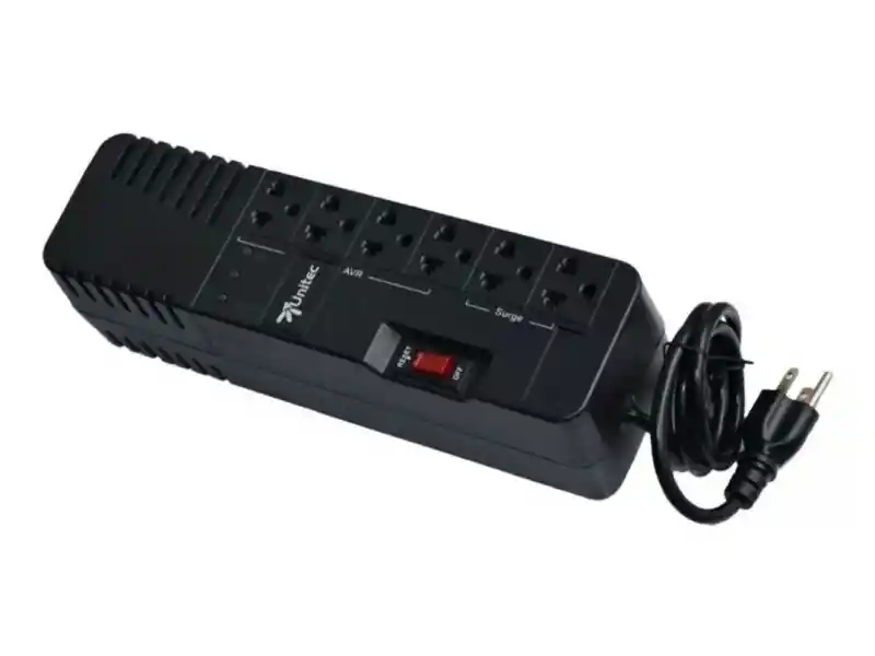 Regulador De Voltaje 990va 6 Puertos