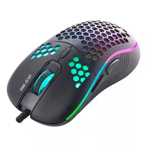 Mouse Gamer Alambrico Luz Rgb Programable