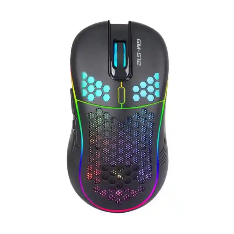 Mouse Gamer Alambrico Luz Rgb Programable