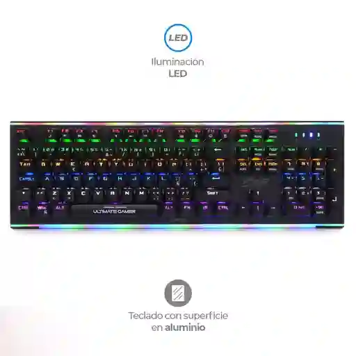 Teclado Gamer Mecánico Switches Brown Reaper Jyr Tgmjr-013