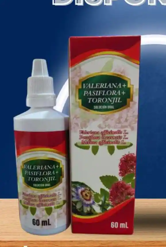 Valeriana + Pasiflora + Toronjil Gotas X 60ml