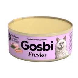 Gosbi Fresko Cat Adult Sterilized Chicken With Rabbit X 70 Gr