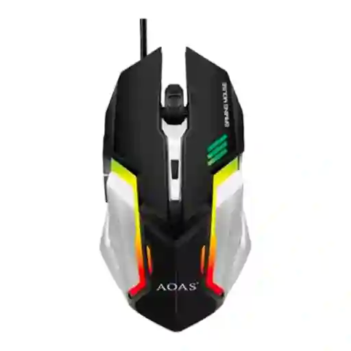 Mouse Gamer Aoas K100 Retroiluminado Usb
