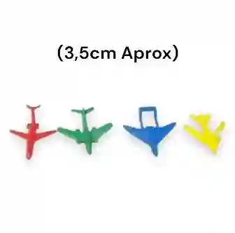 Aviones Para Maqueta Pequeña, Avioneta De Colores, Tamaño: 3,5cm Aprox