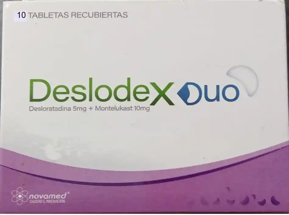 Deslodex Duo 10 Tabletas Recubiertas