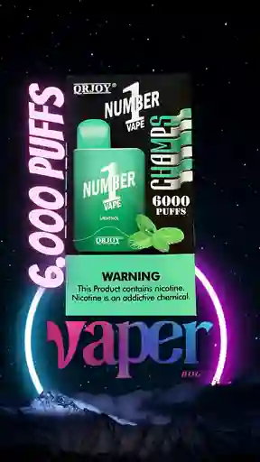 Number 1 Menthol 6000 Pffs