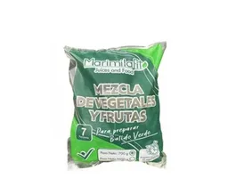 Mezcla De Vegetales Y Frutas Para Batido Verde - Marimilafit X 700 G