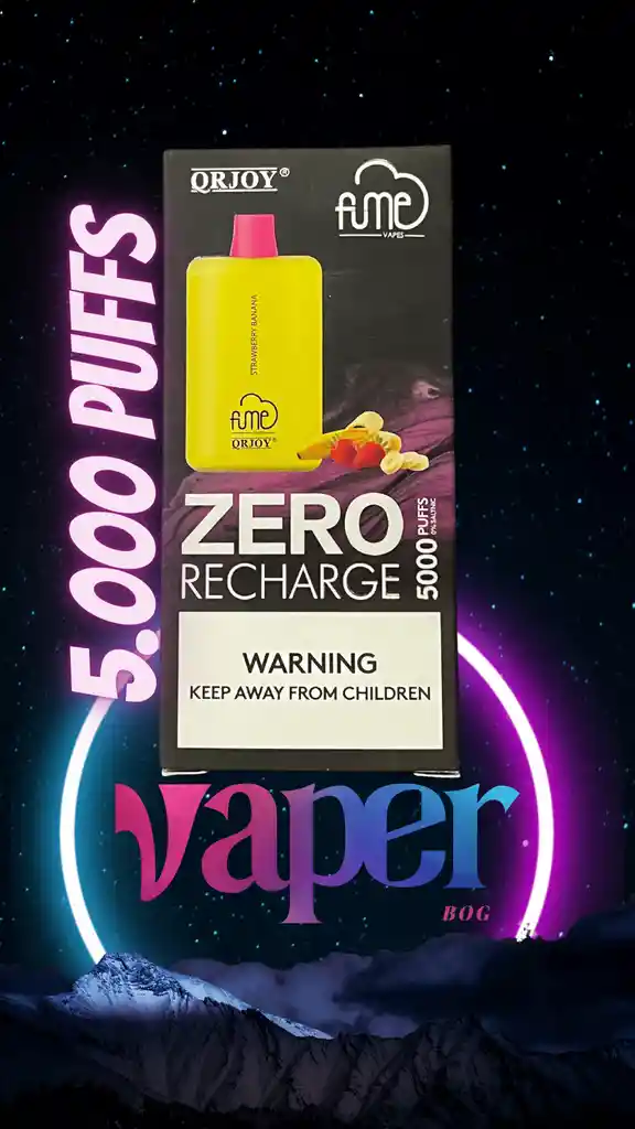 Fume Recharge Strawberry Banana 0% Nicotina 5000 Puffs