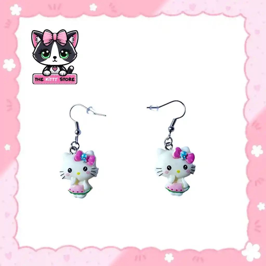 Aretes Kitty Pink.