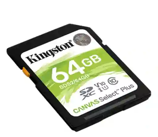 Tarjeta De Memoria Sd 64gb Canvas Select Plus Para Cámaras De Vídeo Hd 1080p