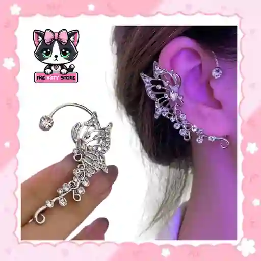 Ear Cuff Mariposa De Hada.