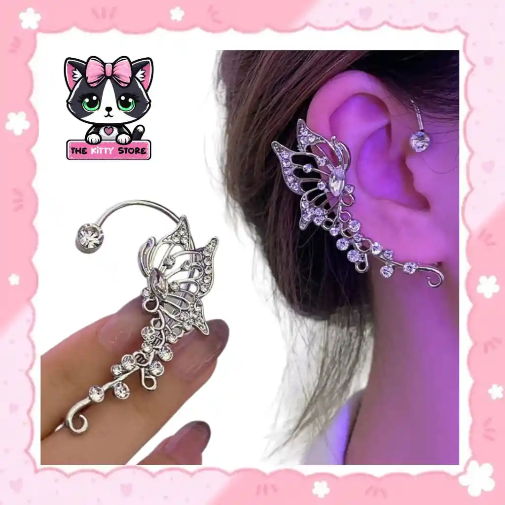 Ear Cuff Mariposa De Hada.