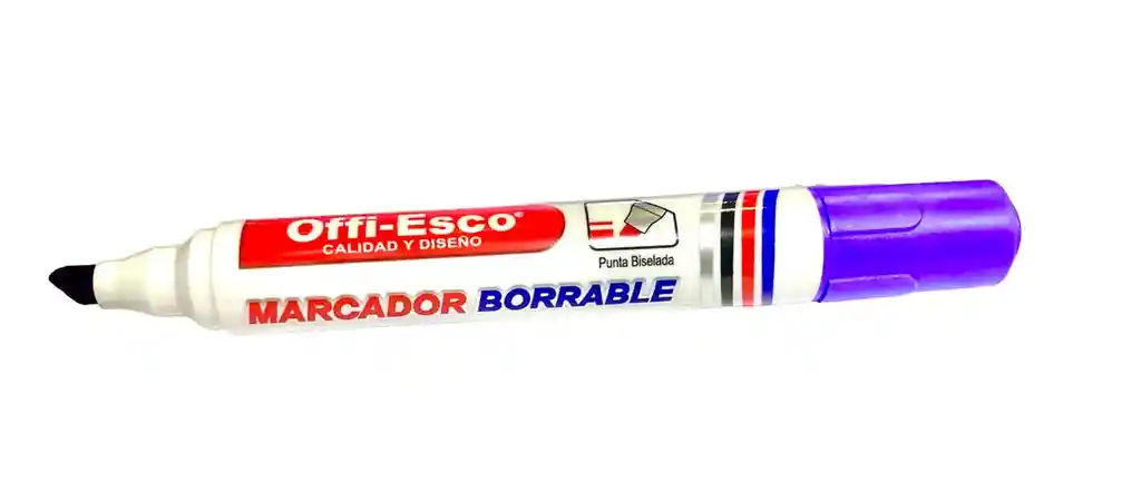 Marcador Borrable Morado Offi Esco Oe-510