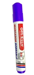 Marcador Borrable Morado Offi Esco Oe-510