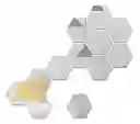Espejo Decorativo X12 Unidades Hexagonal 18 Cm