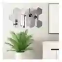 Espejo Decorativo X12 Unidades Hexagonal 18 Cm