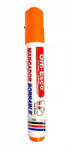 Marcador Borrable Naranja Offi Esco Oe-510