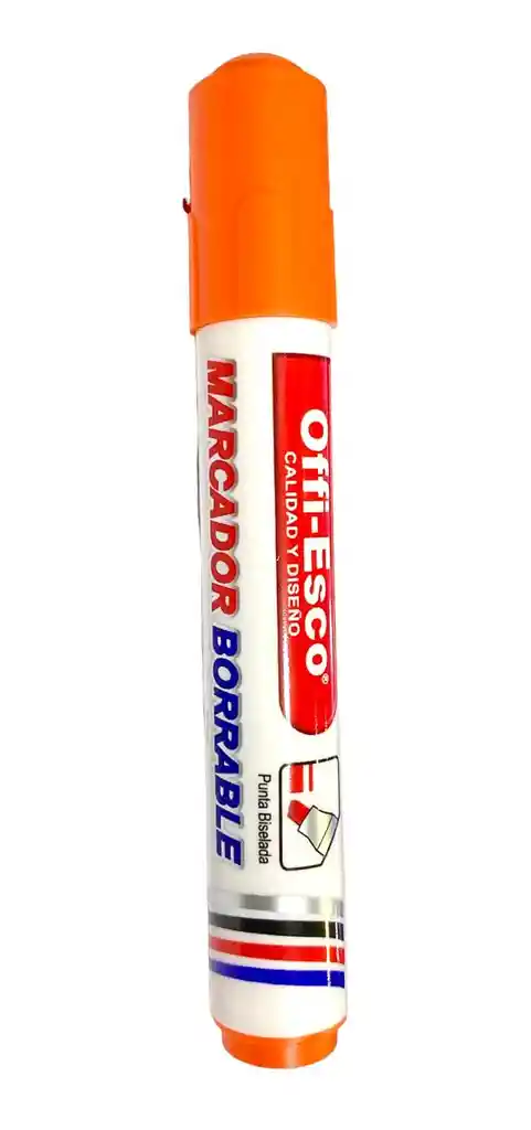 Marcador Borrable Naranja Offi Esco Oe-510