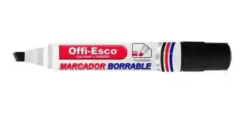 Marcador Borrable Negro Offi Esco Oe-510