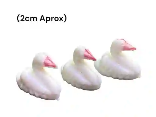 Paloma Para Maqueta Pequeña X 3 Unidades, Animales Par Maqueta, Aves De Maquetas, Tamaño 2cm Aprox