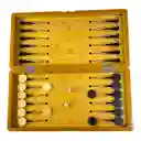 Ajedrez Juego De Mesa 3 En 1 Familiar Damas Backgammon 290mm