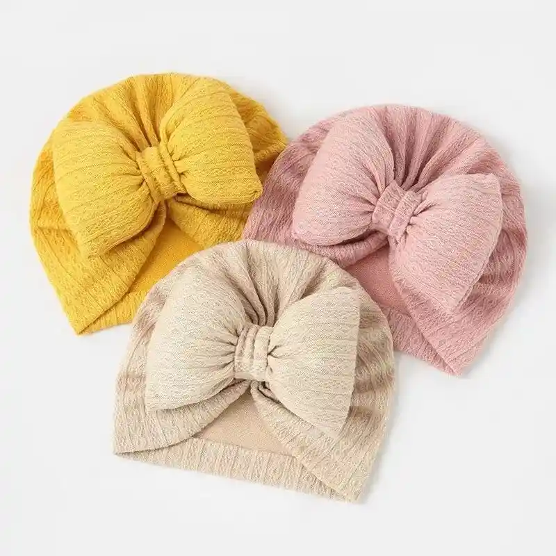 Turbante Para Bebes Y Niñas Gorro Gorrito Beige