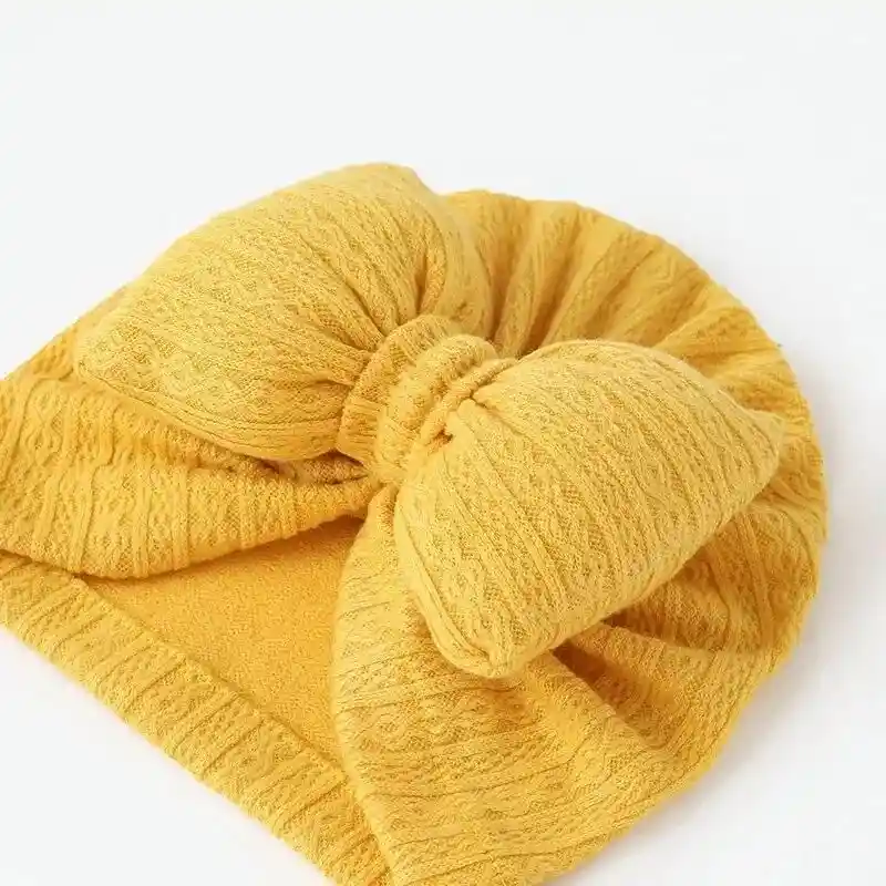 Turbante Para Bebes Y Niñas Gorro Gorrito Amarillo