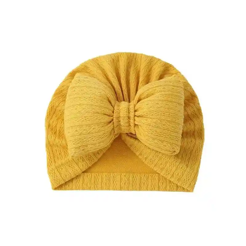 Turbante Para Bebes Y Niñas Gorro Gorrito Amarillo