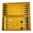 Ajedrez Juego De Mesa 3 En 1 Familiar Damas Backgammon 380mm