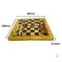 Ajedrez Juego De Mesa 3 En 1 Familiar Damas Backgammon 380mm
