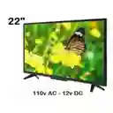 Televisor Led, Fly Tecnology, 22 Pulgadas, Full Hd, Tdt, 12v