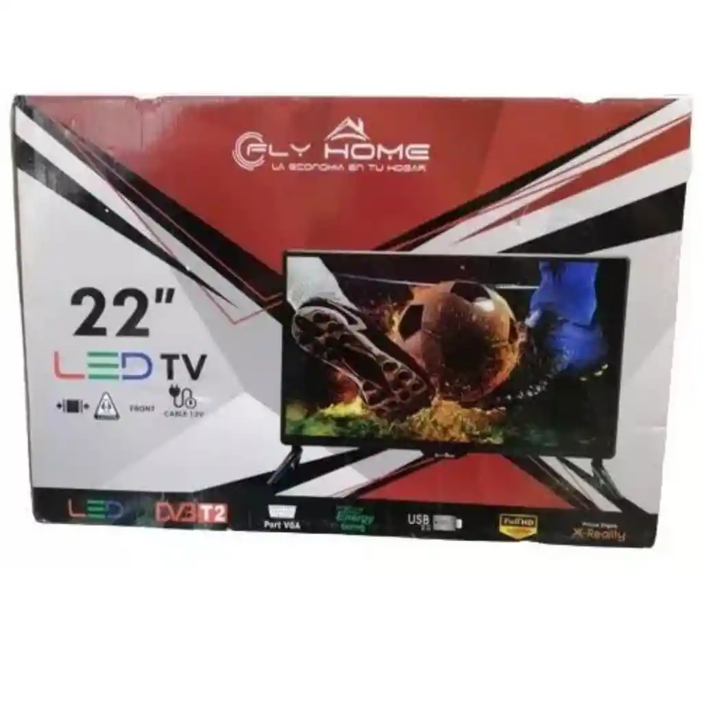 Televisor Led, Fly Tecnology, 22 Pulgadas, Full Hd, Tdt, 12v