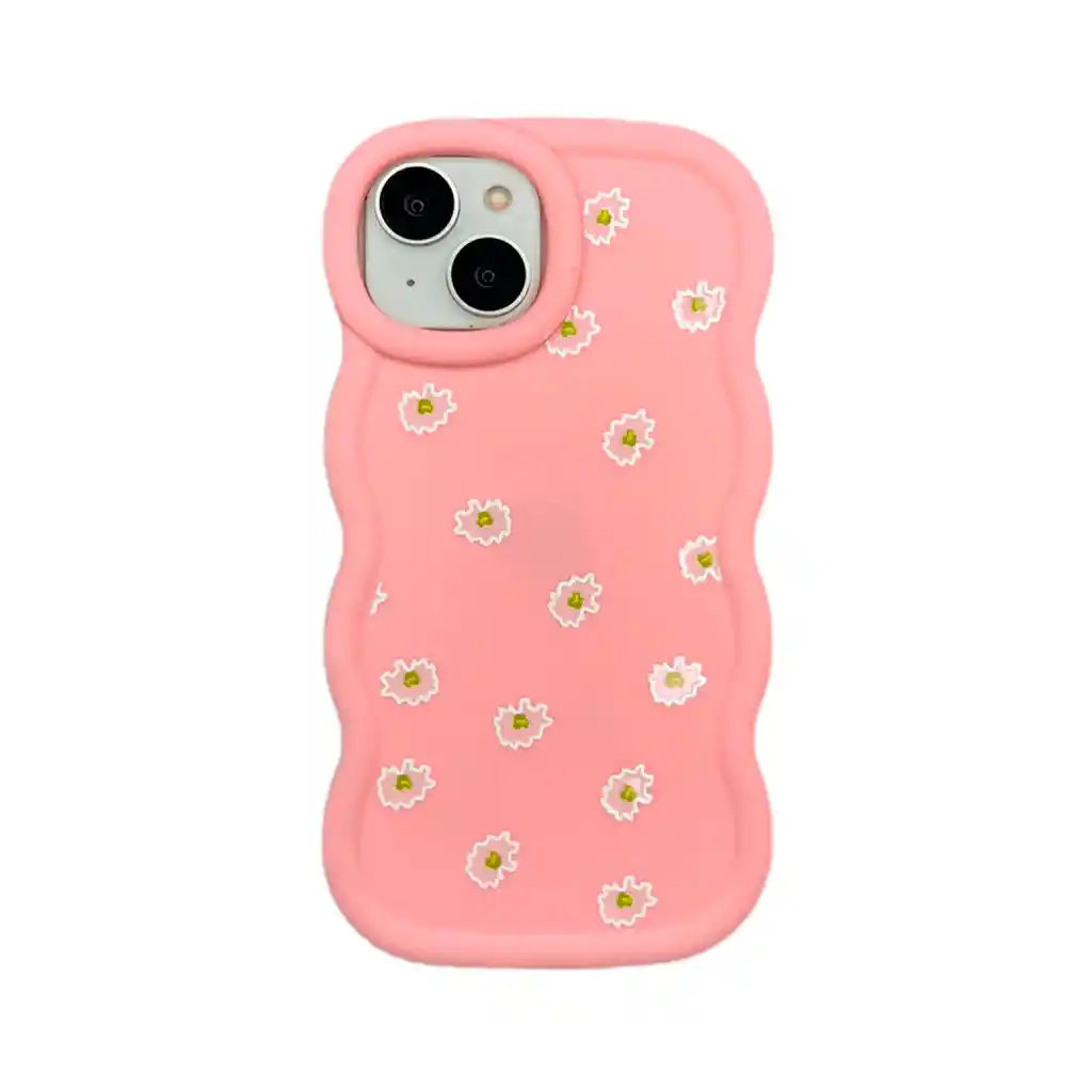 Estuche Iphone 12 Ondas Flor